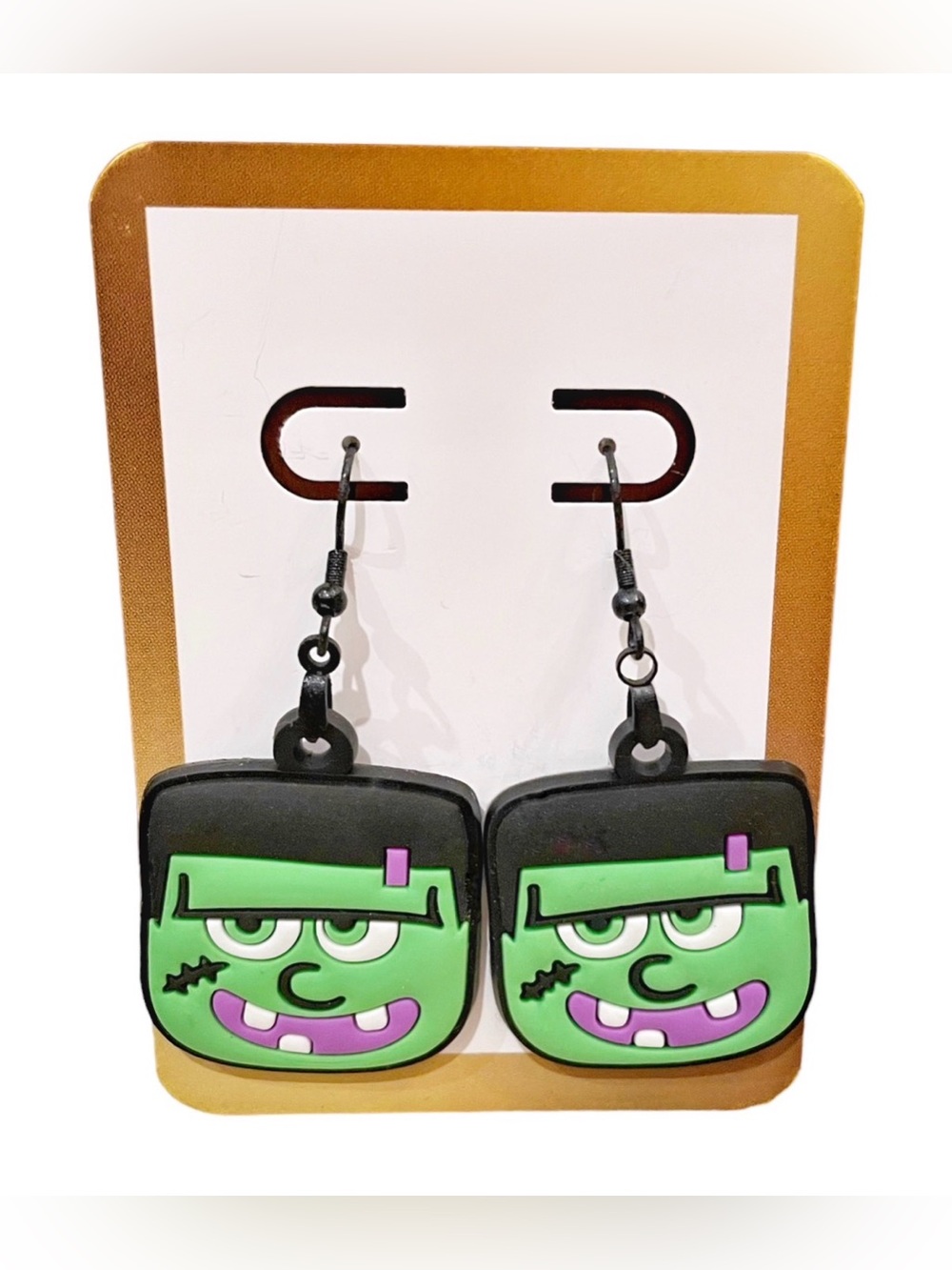 New Frankenstein Halloween Earrings